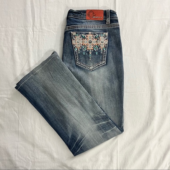 Grace in LA Denim - Grace In LA Easy Fit 32 Women’s Jeans 33 Embellished